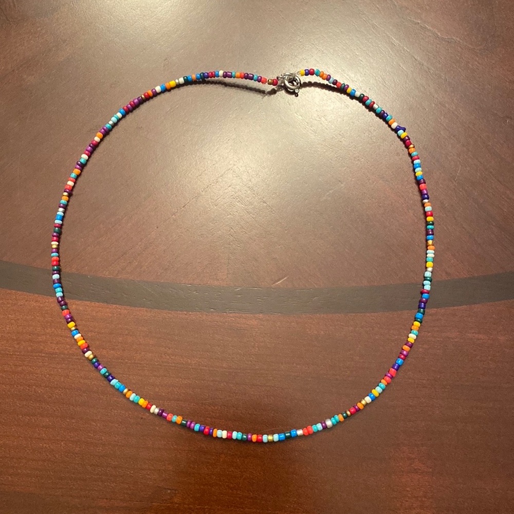 Rainbow Beaded Necklace